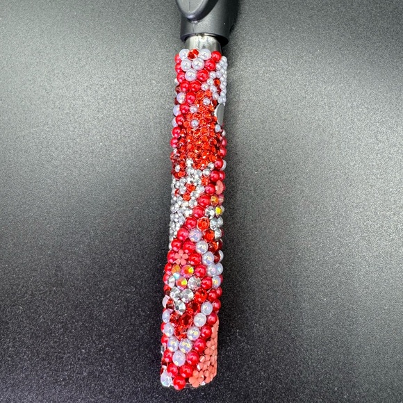 Red Rhinestone 510 Threaded Battery - Picture 7 of 7